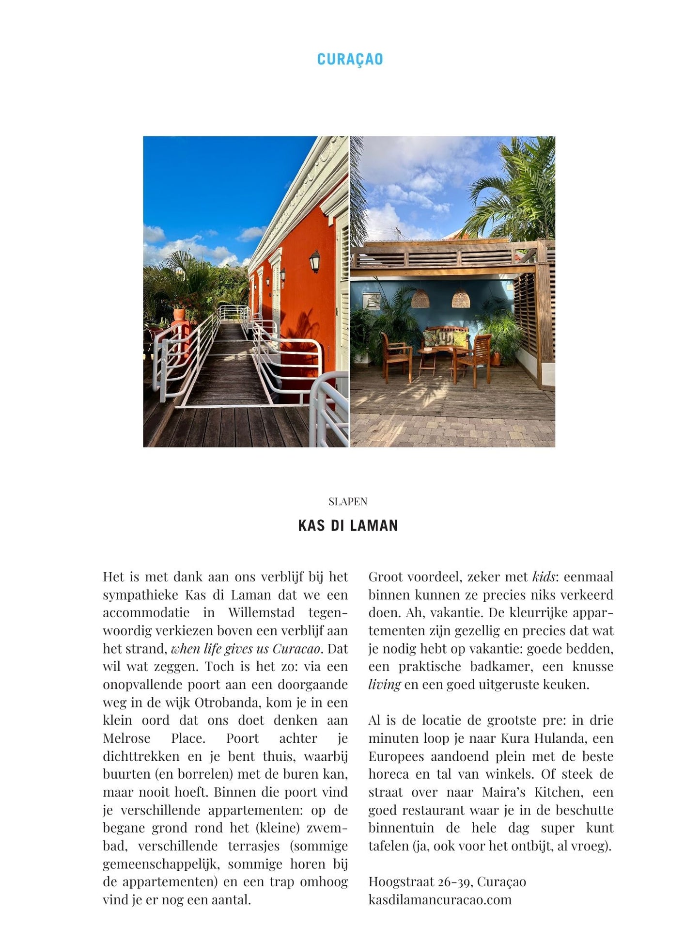 Travel Guide Curaçao