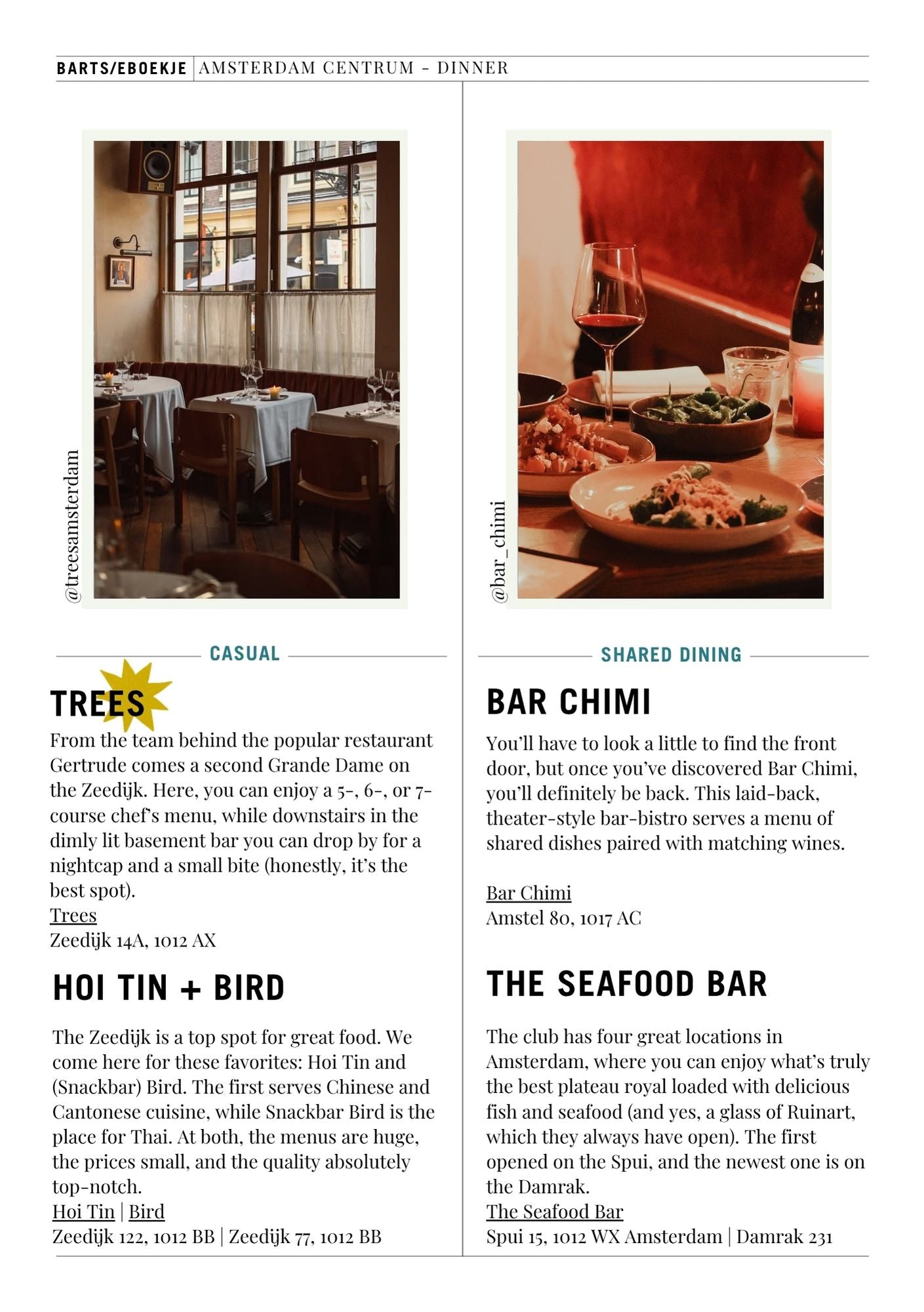 City Guide Amsterdam - English version