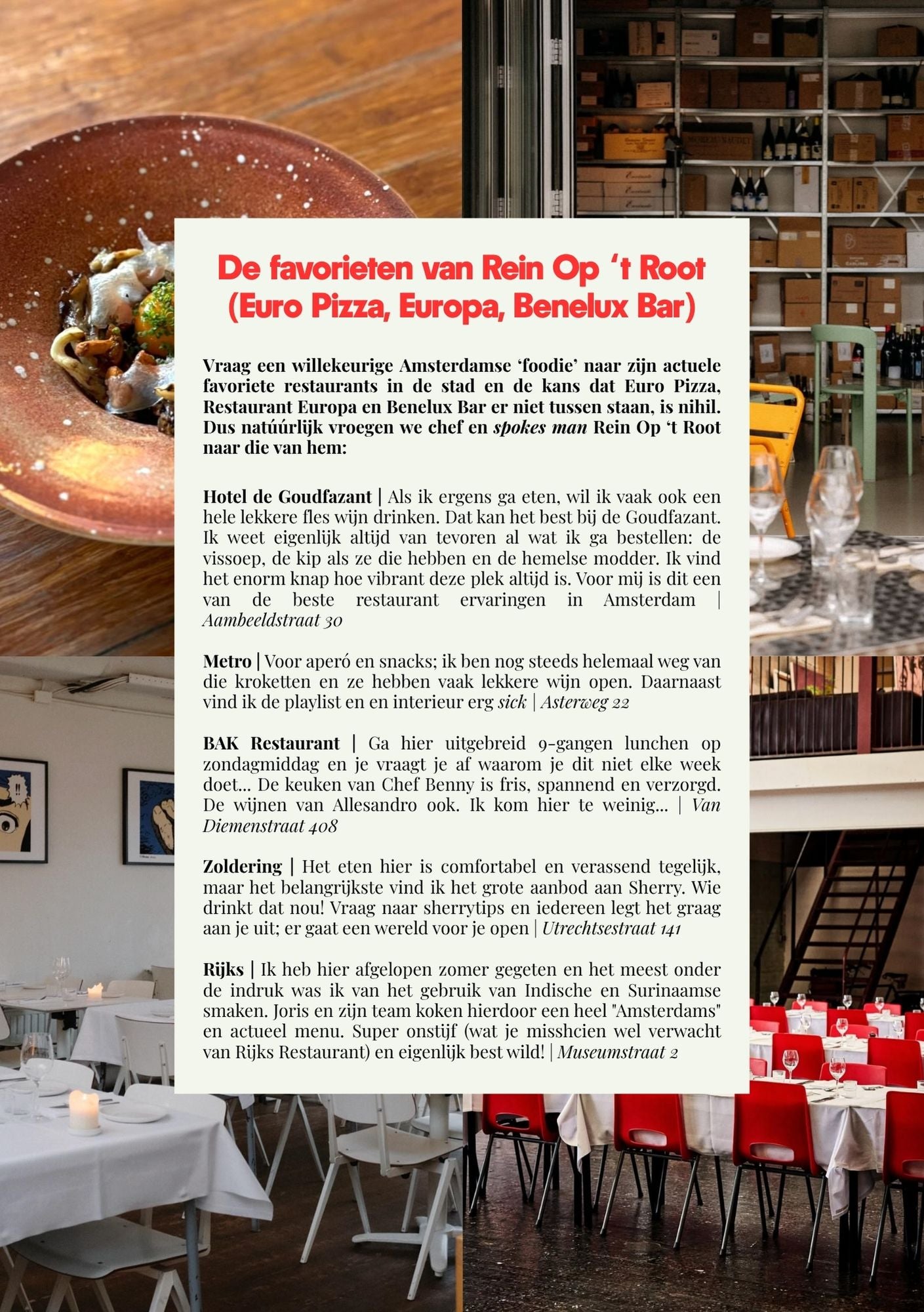 City Guide Amsterdam