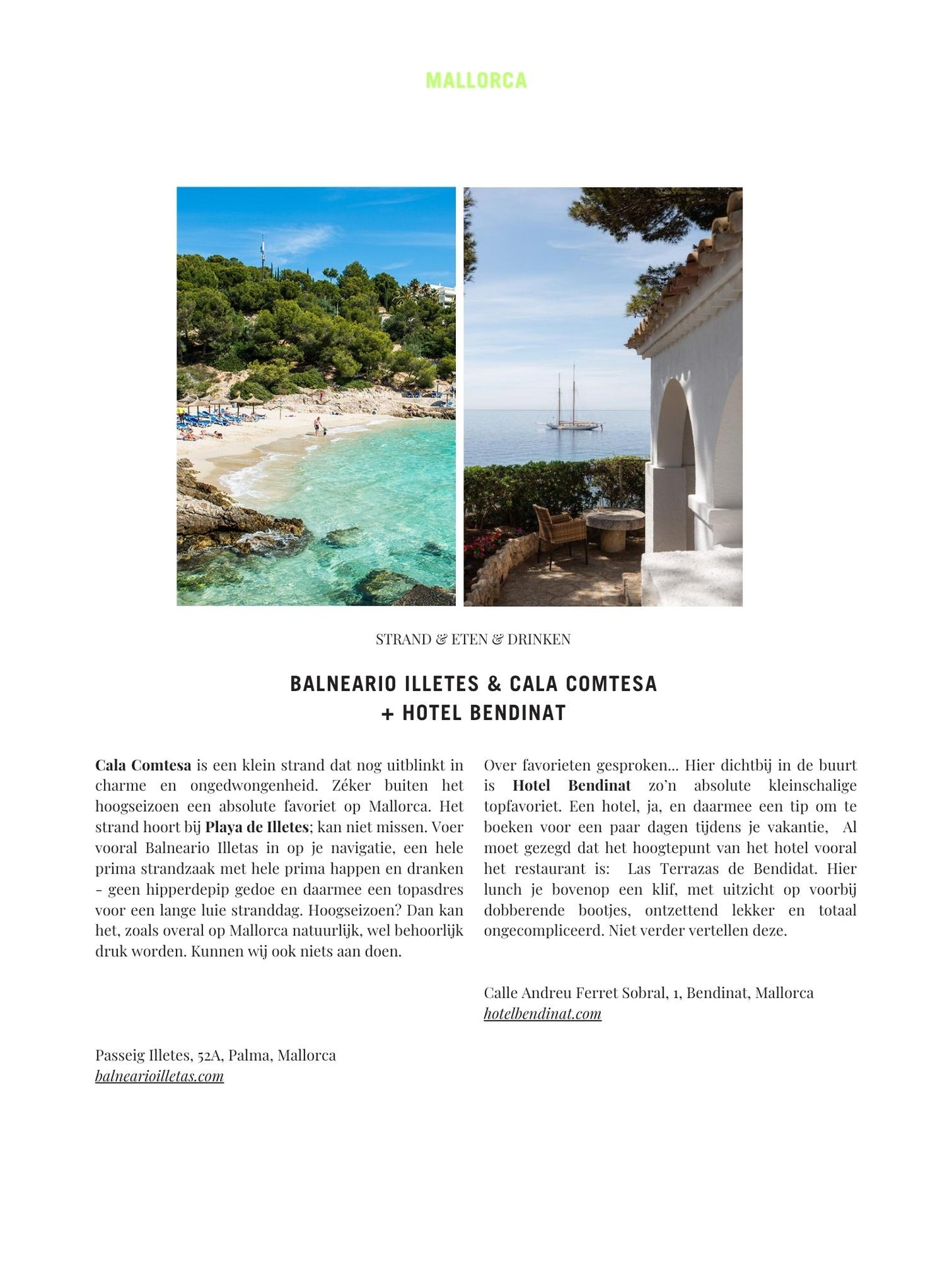 Travel Guide Mallorca