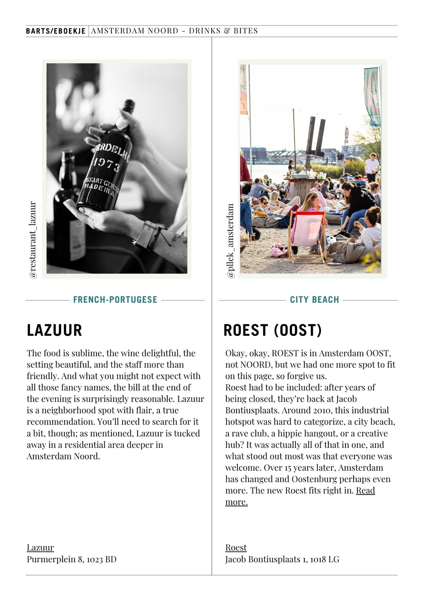 City Guide Amsterdam - English version