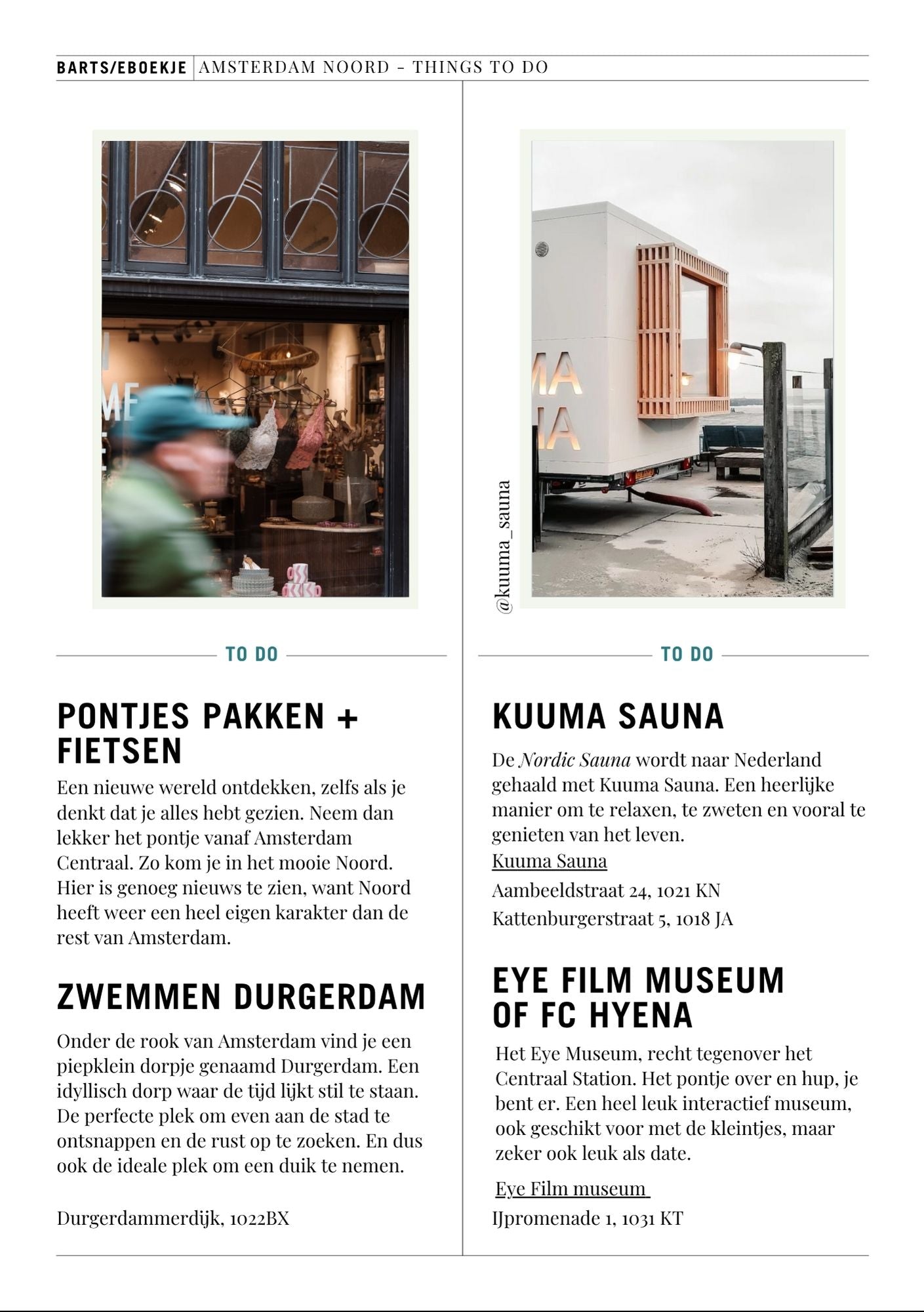 City Guide Amsterdam