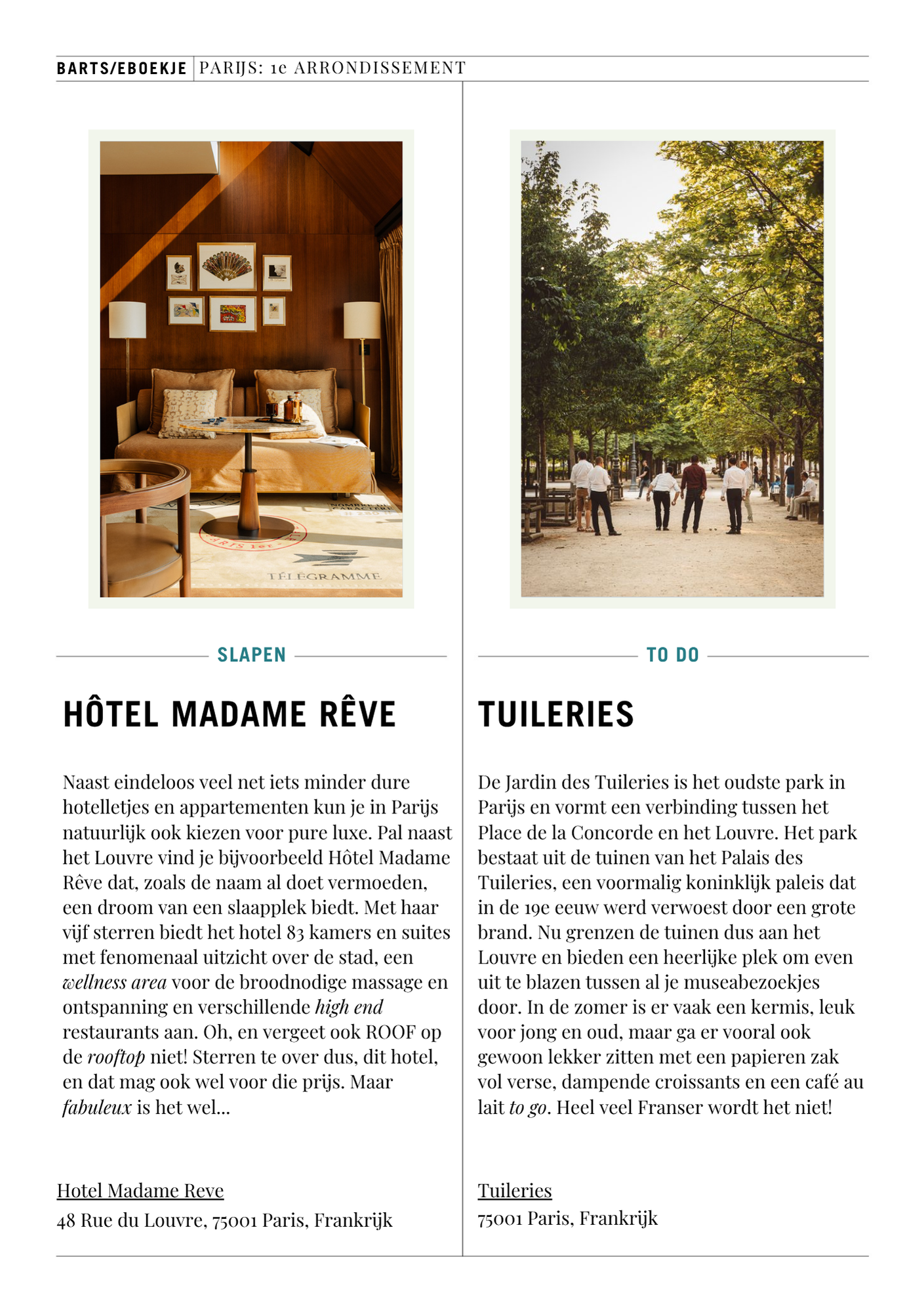 City Guide Parijs