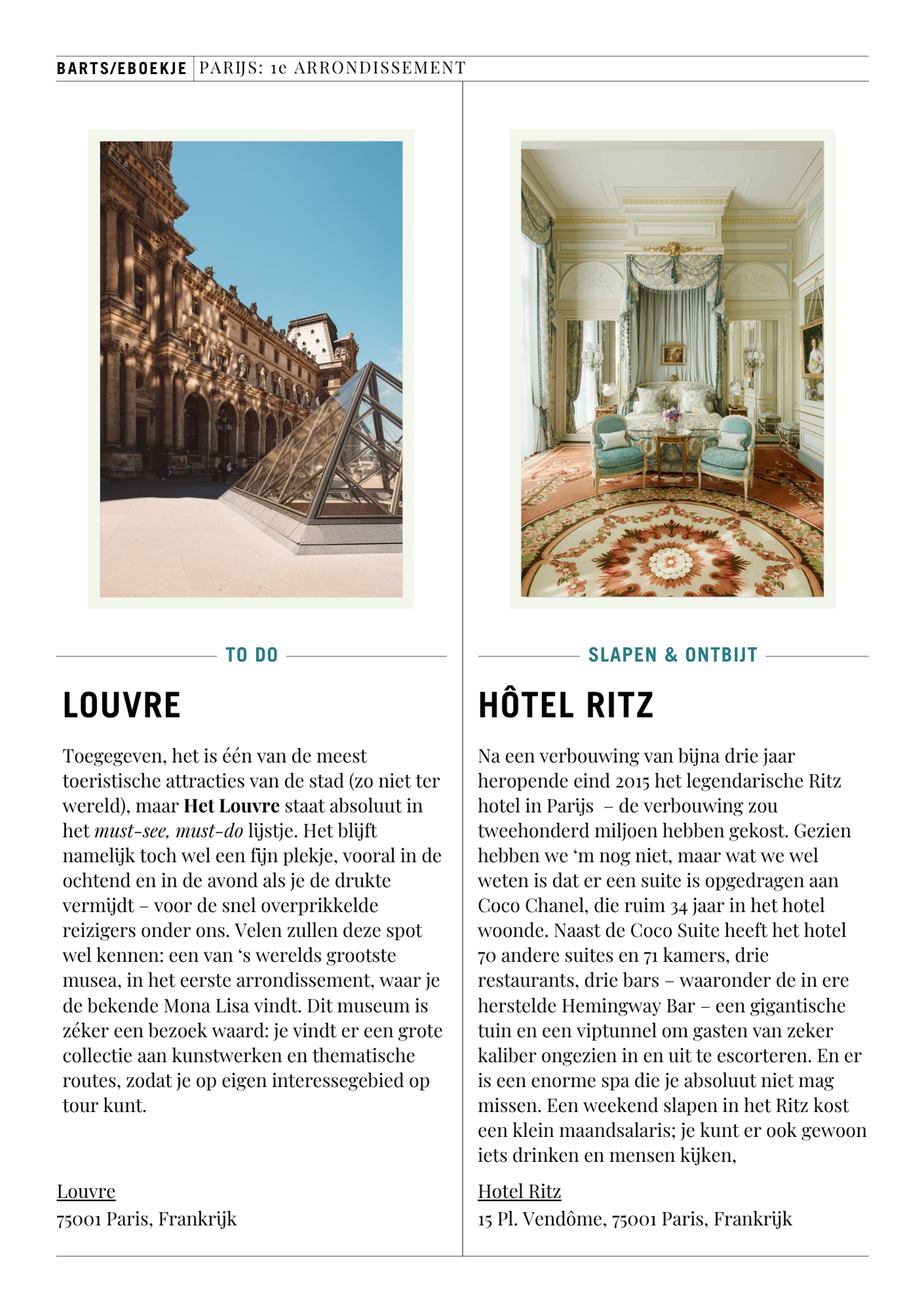 City Guide Parijs
