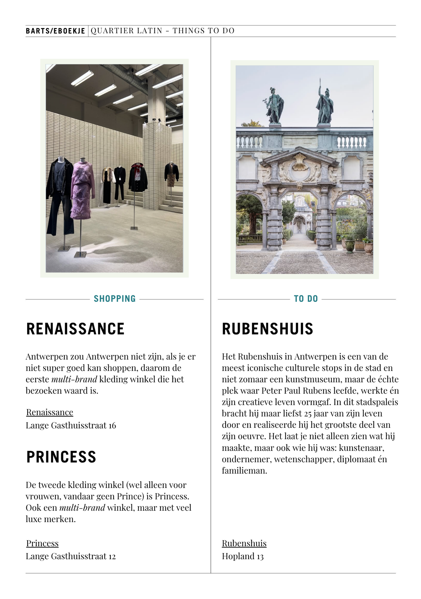 City Guide Antwerpen